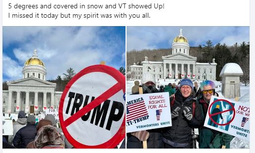 Vermont Showed up on Presidents Day